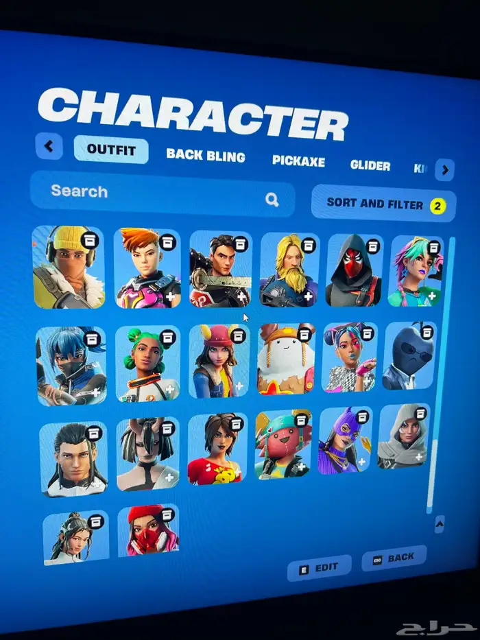 حساب ايبك قيمز فورتنايت 6