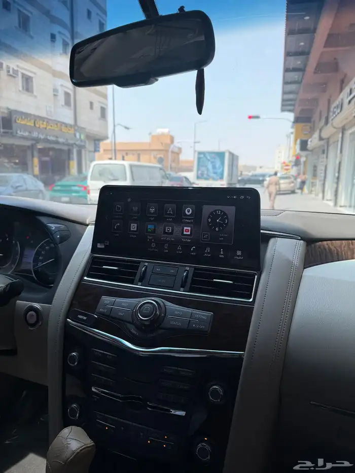 شاشة جيب نيسان باترول مديل2010-2019 3