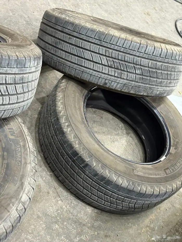 اربعه كفرات ميشلان أمريكي شبه الجديد 18-65-265 24