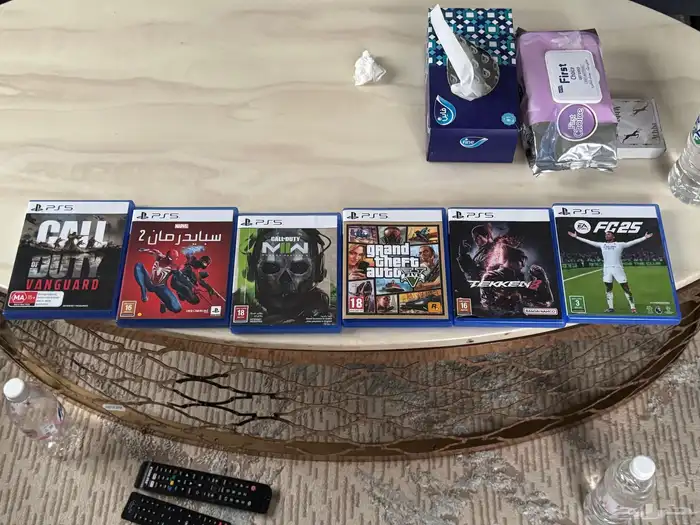 pc5   كرسى ألعاب  مجموعة من أجمد الألعاب مبرد وشاحن للجهاز 5