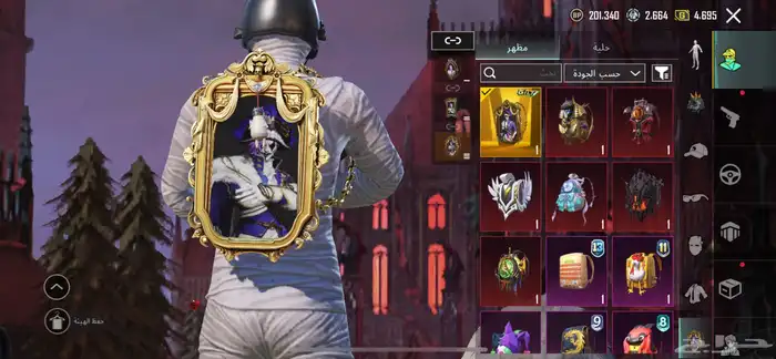 حساب ببجي نسخه عالمية لفل 79 3