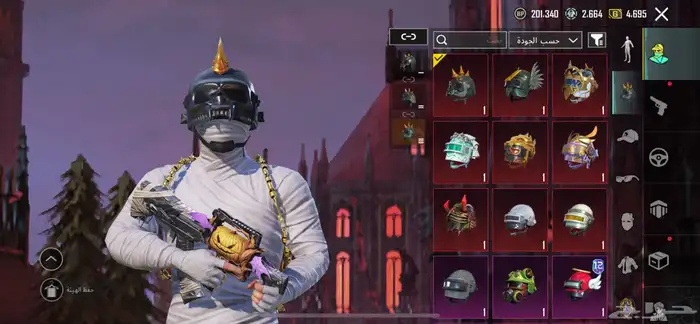 حساب ببجي نسخه عالمية لفل 79 8