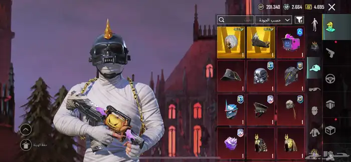 حساب ببجي نسخه عالمية لفل 79 7