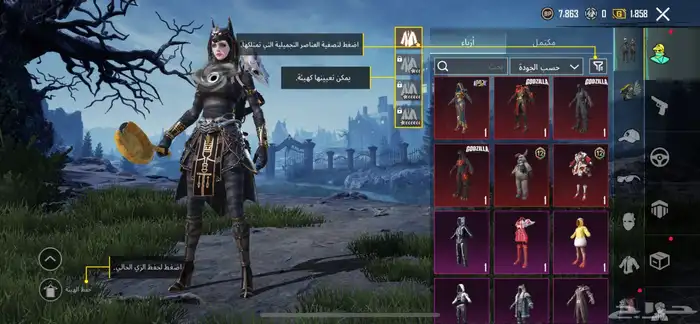 حساب ببجي للبيع على السوم 10