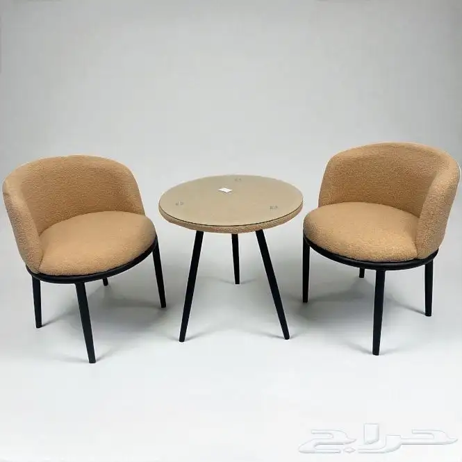 طاولة 2 كراسي بوكلية فاخرة . 2
