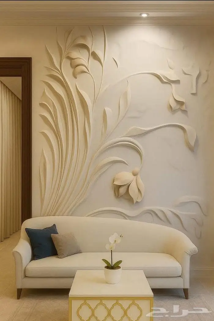 ديكور الزخارف البارزه واعمال الحشب 11