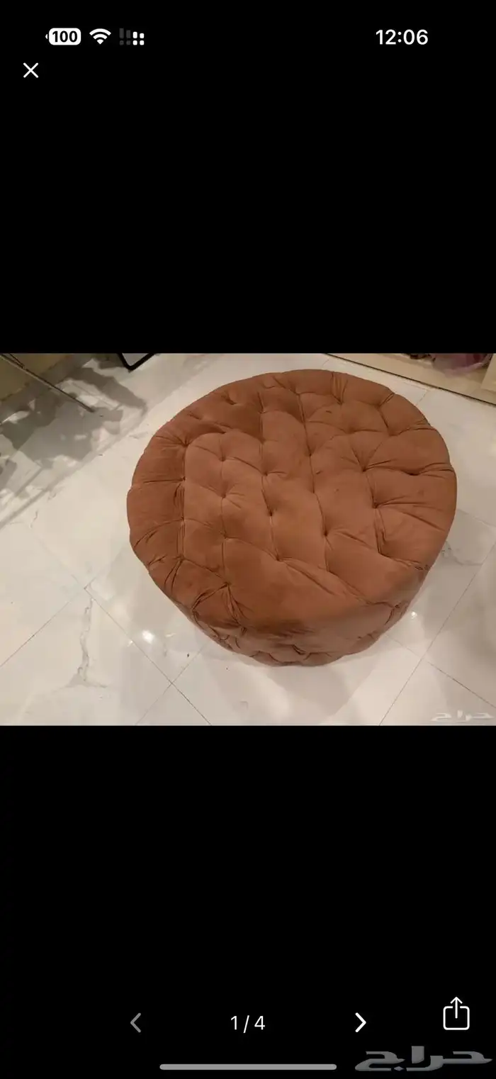 كنبه دائريه وسرير اطفال للبيع 0