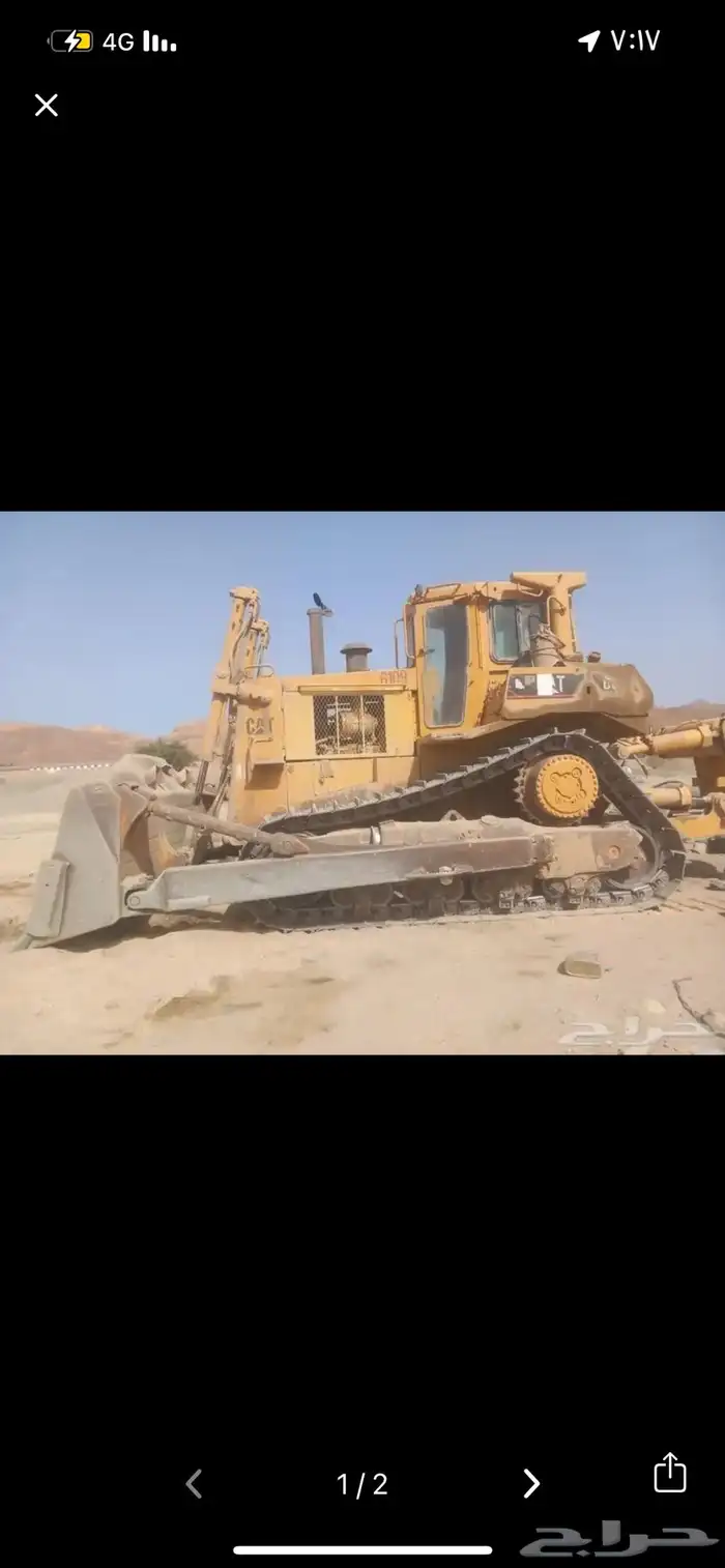 ايجار بلدوزر d8r شهري يومي 0