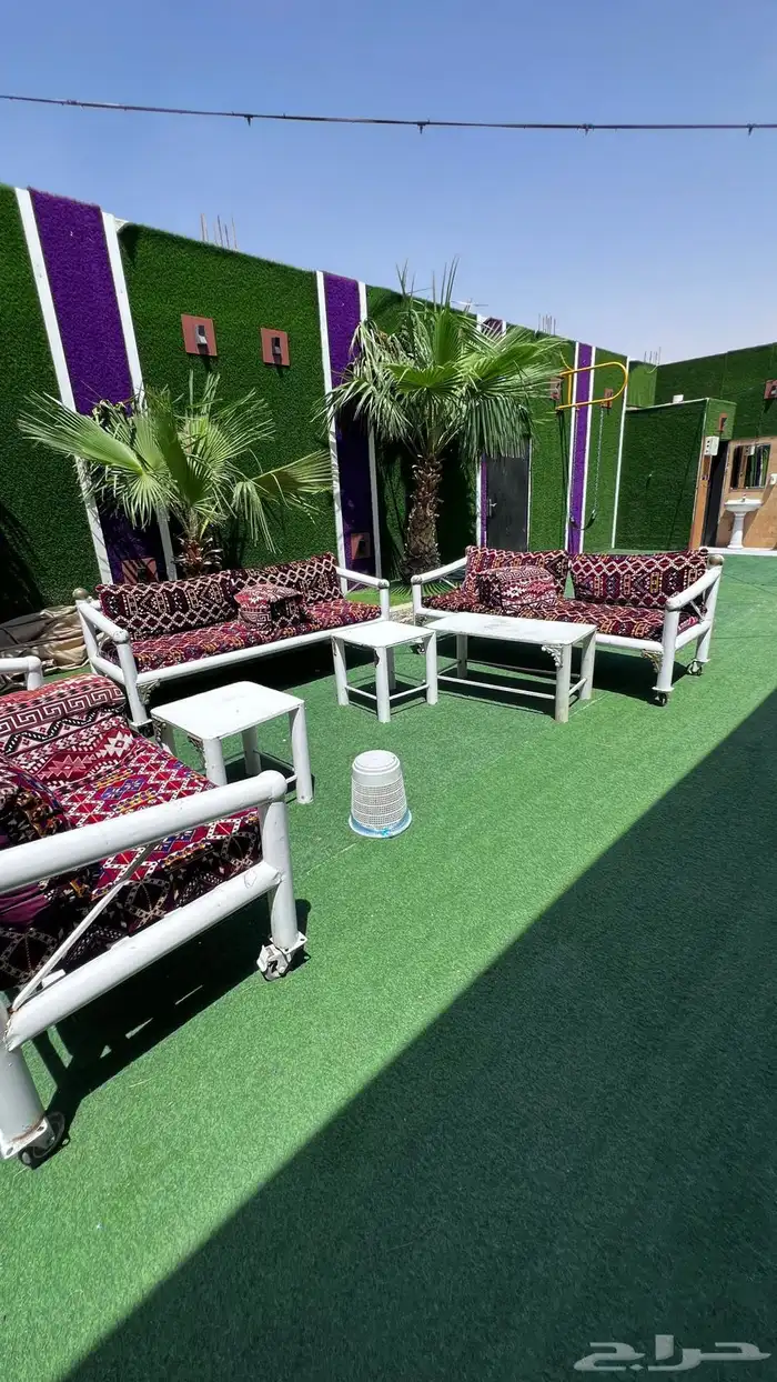 شاليه آجار يومي شاليهات بشكات جنوب الرياض حي عريض 1