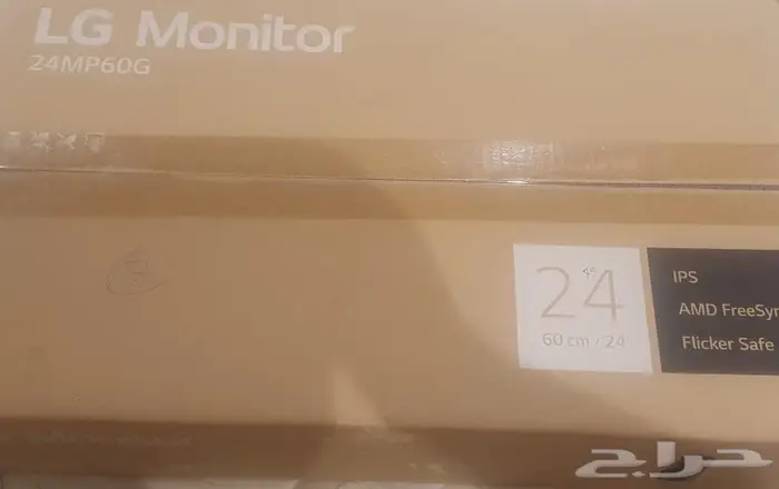 شاشة جديدة غير مستخدم LG مقاس 24 0