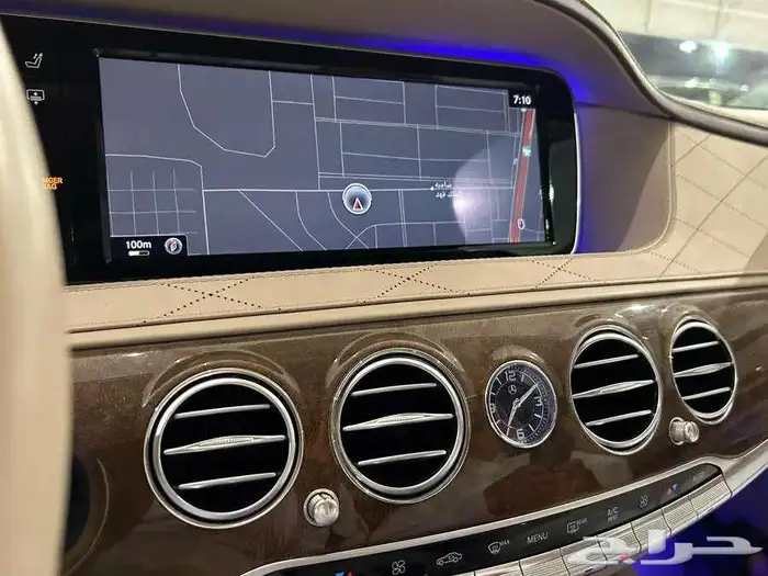 مرسيدس بنز S 500 موديل 2016 عداد 65 الف مخزن بحالة الوكالة 28
