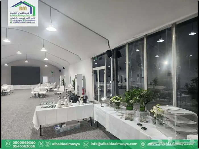 تأجير المخيمات الأوربية _ PVC Tents 2