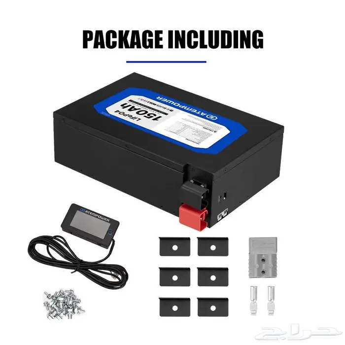 بطارية ليثيوم 150 أمبير شبه نحيفة - ATEM POWER 3