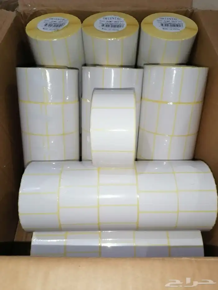 ورق كاشير شبكة ليبلات الميزان و الباركود حبر زيبرا 0