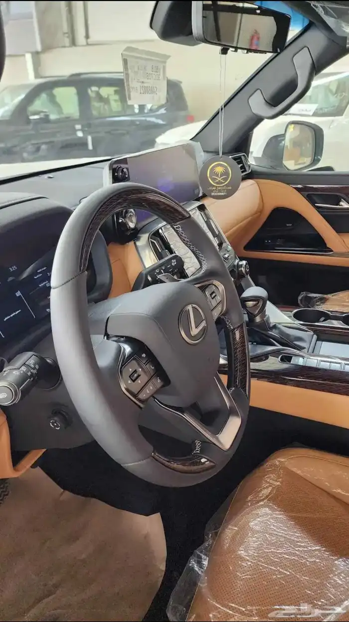 لكزس LX600 سعودي أبيض داخليه جملي 2025 (بطاقه جمركيه ) 4