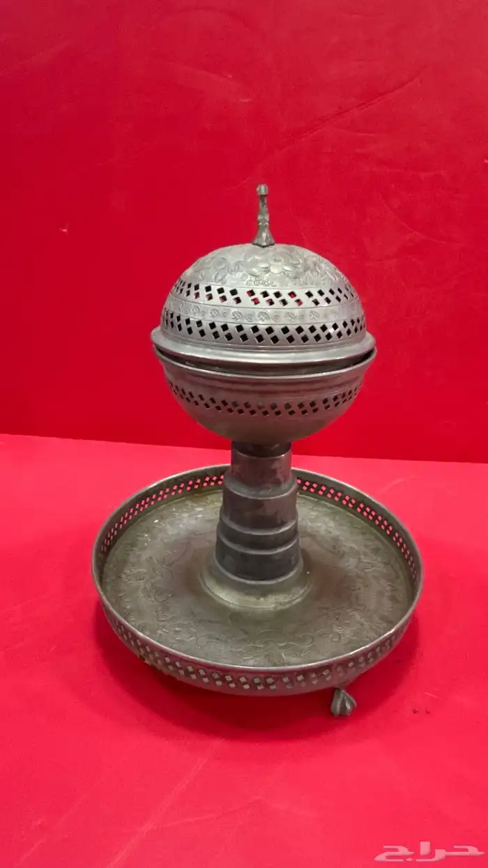 مبخره نحاس مطليه فضه 0