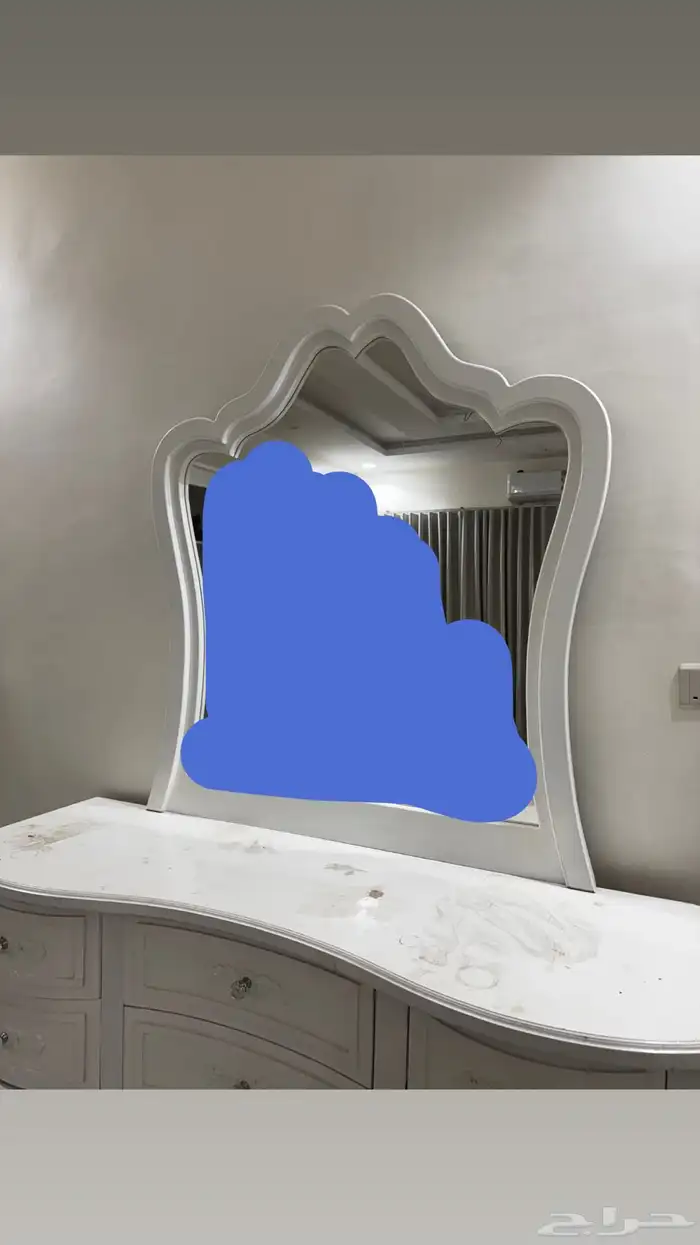 غرفه نوم سرير نفرين و2 كمدينه 1 شفنيره مع المرتبه و تسريحه 7