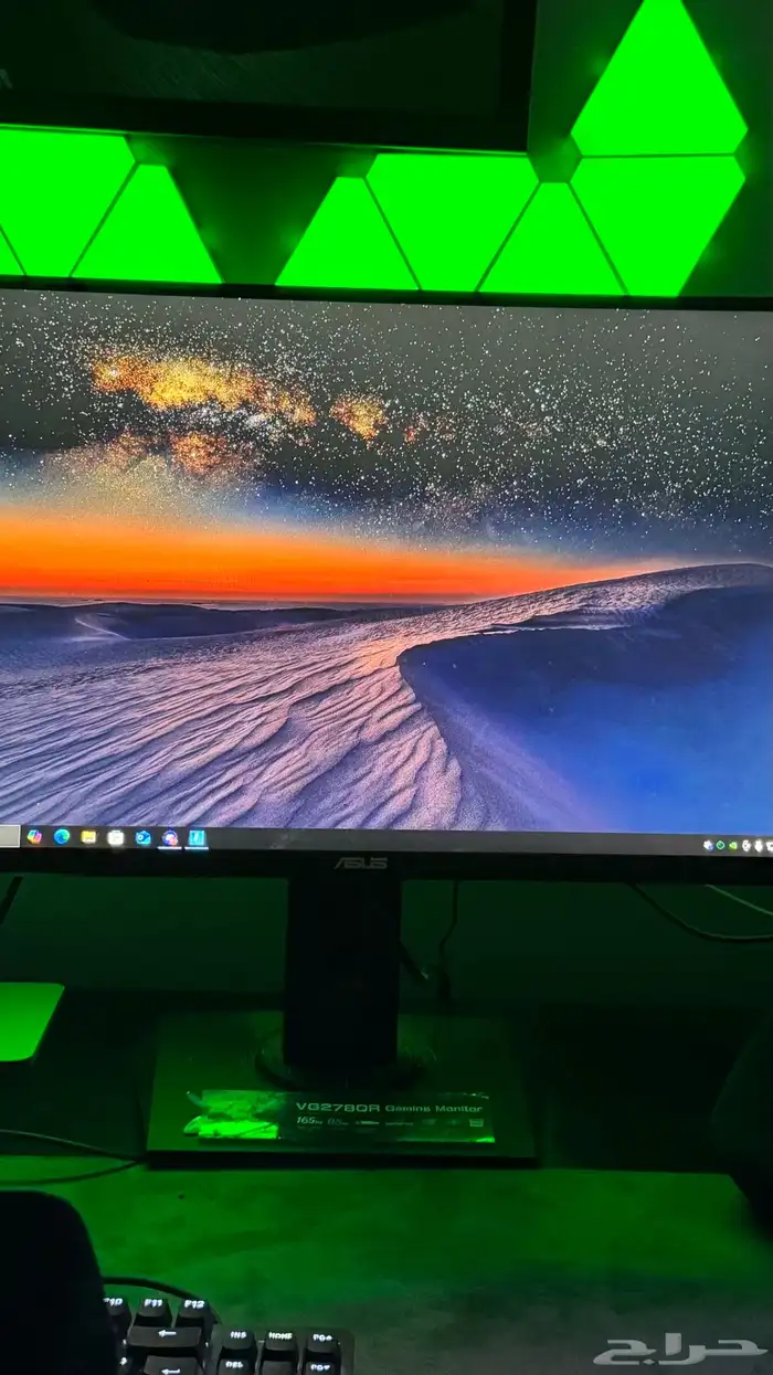 شاشه 165 هيرتز asus 2