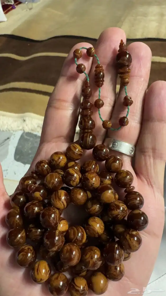 مسباح   سبحة كاكاوي صب قديم 3