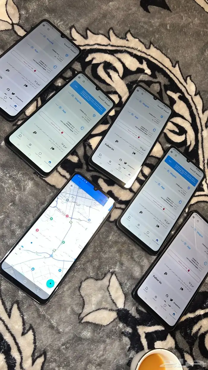 جوال مروت مع برنامج تغيير الموقع 1