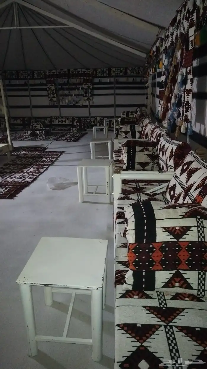 خيام بيض بيوت شعر اسود ابيض 4