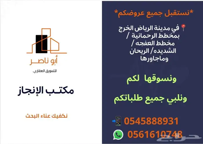 ارض استراحه مزرعه الخرج الرحمانيه العفجه الشديده الهياثم 1