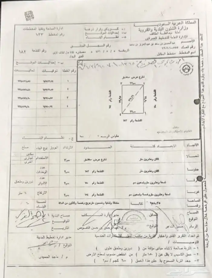 ارض في حي السنابل السداد الردف 3