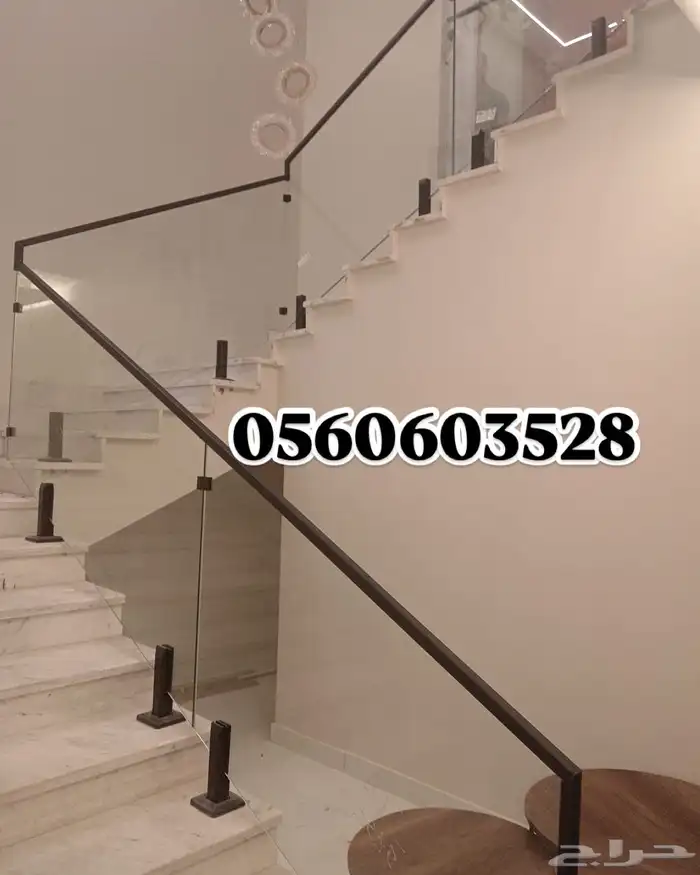 درابزين زجاج 7