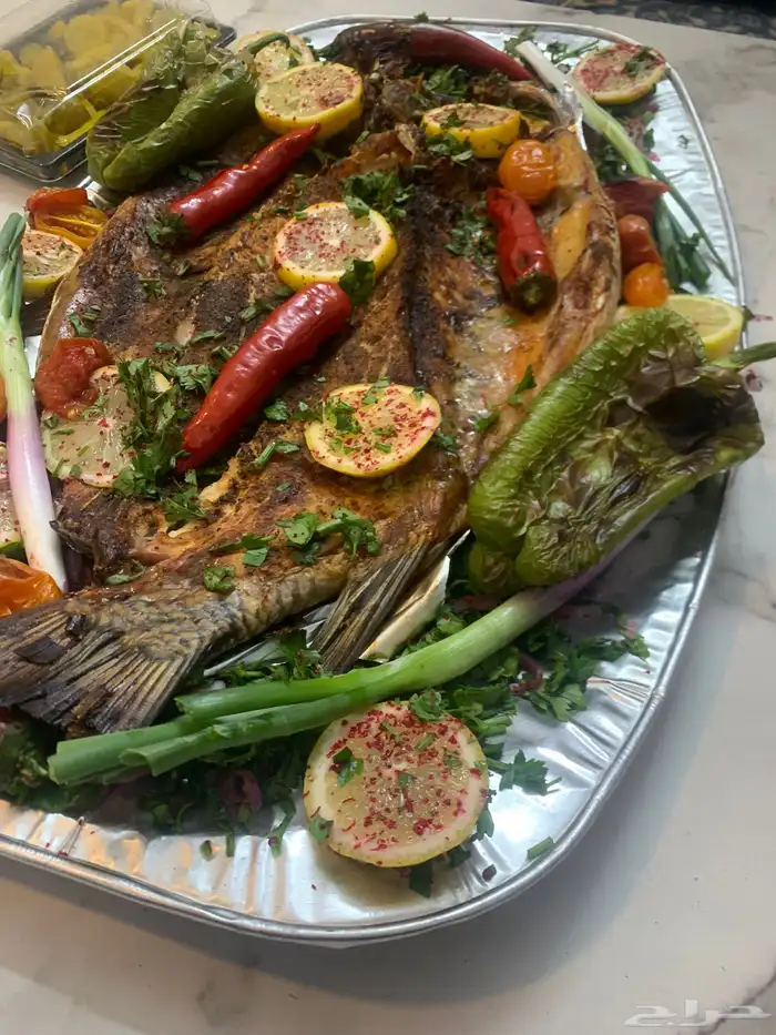 يوجدسمك مسقوف وخبز تنور 3
