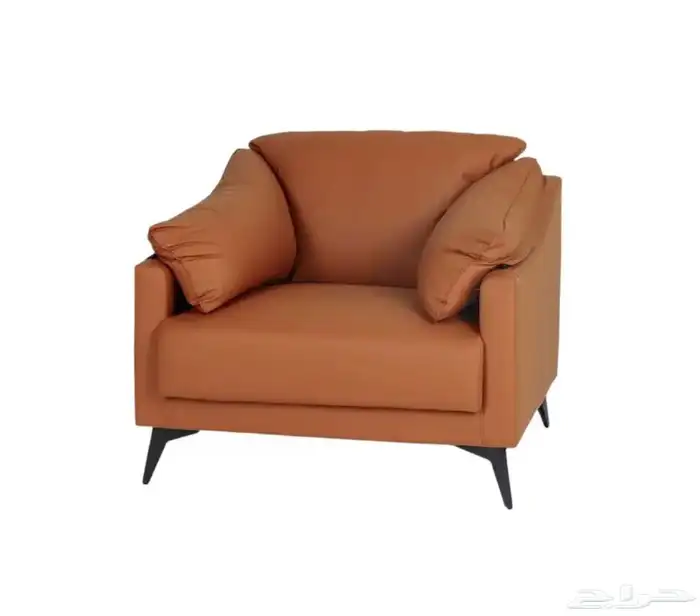 طقم كنب جلد و فخم موديل مودرن كل الوان متوفر 5