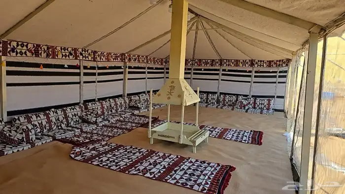 خيام بيض بيوت شعر اسود ابيض 16