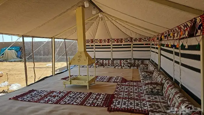 خيام بيض بيوت شعر اسود ابيض 14