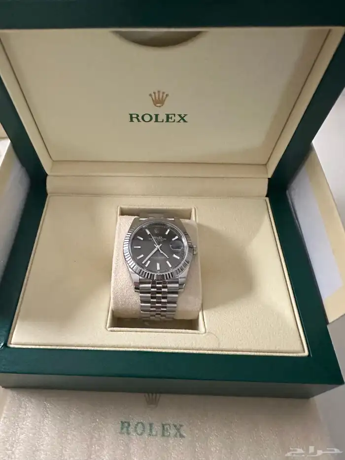 ساعة رولكس رصاصي ديت جست Datejust Rolex 4