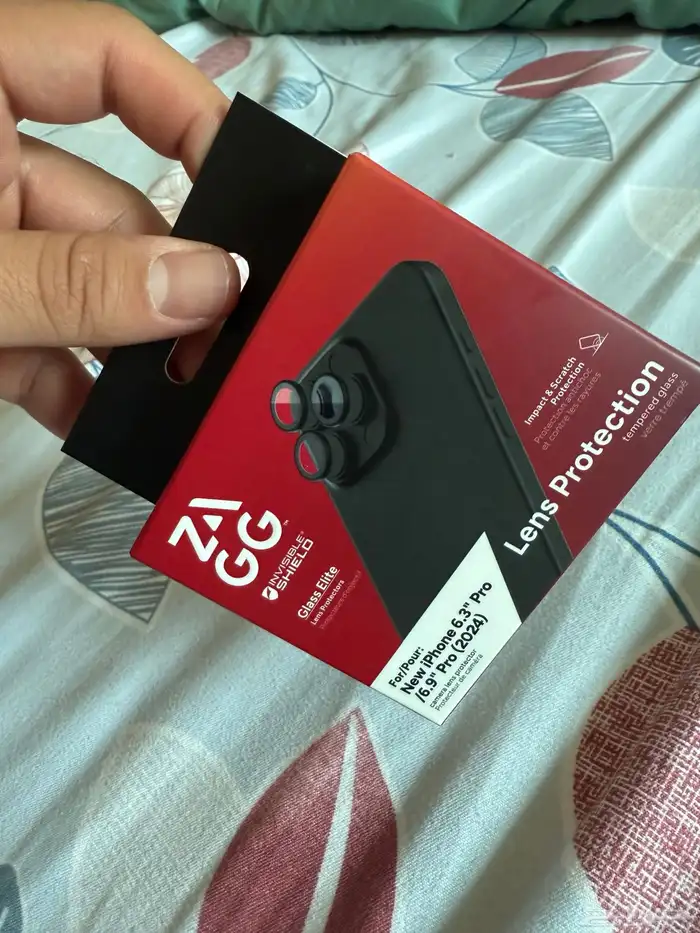 حامي كاميرات معتمد Iphone 16 pro max وغطاء ضهر شفاف انكر 0