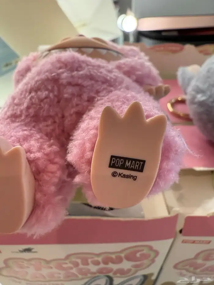 box of exciting macaron labubu 3