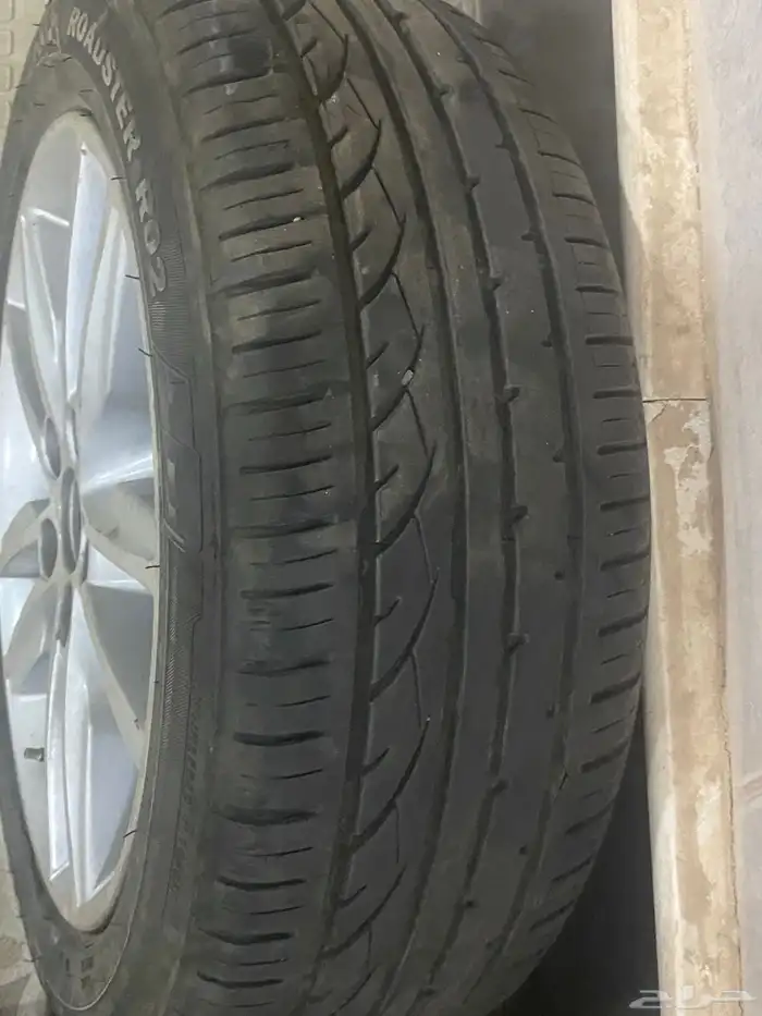 طقم جنوط كامري مع الكفرات 2