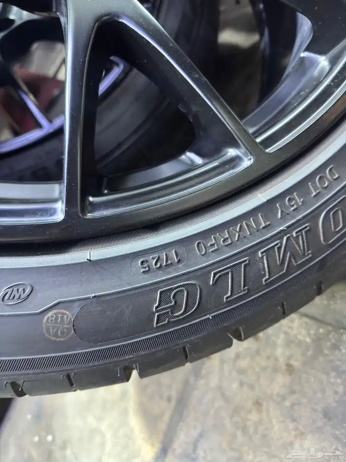 جنوط دودج تشارجر مطفي مقاس 20 بكفراته 4