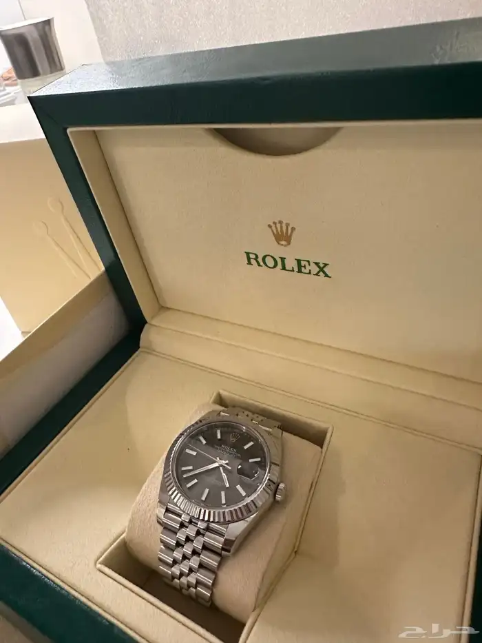 ساعة رولكس رصاصي ديت جست Datejust Rolex 2