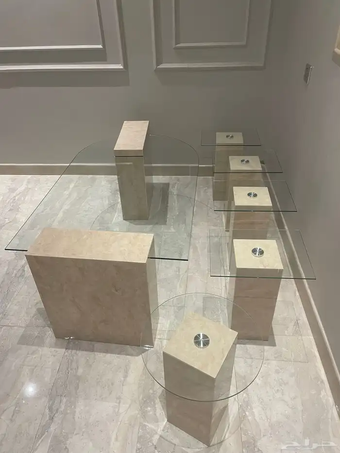 طاولات مجالس مع طاولات خدمه 1