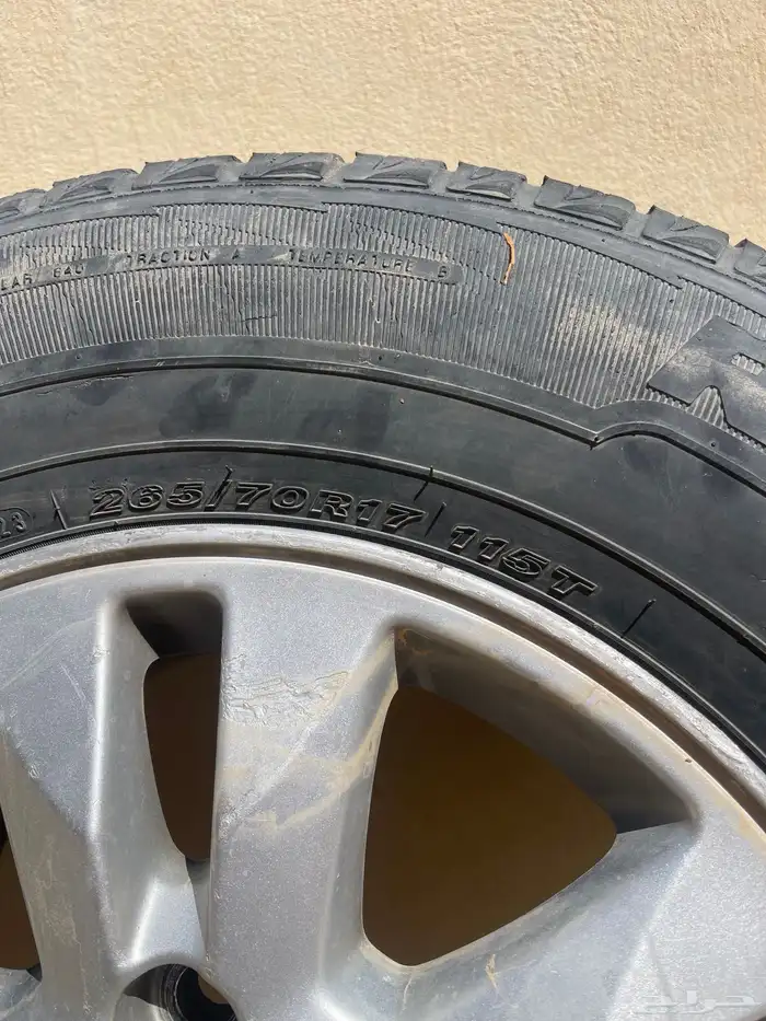 جنوط بكفرات لاندكروز مقاس 17 2