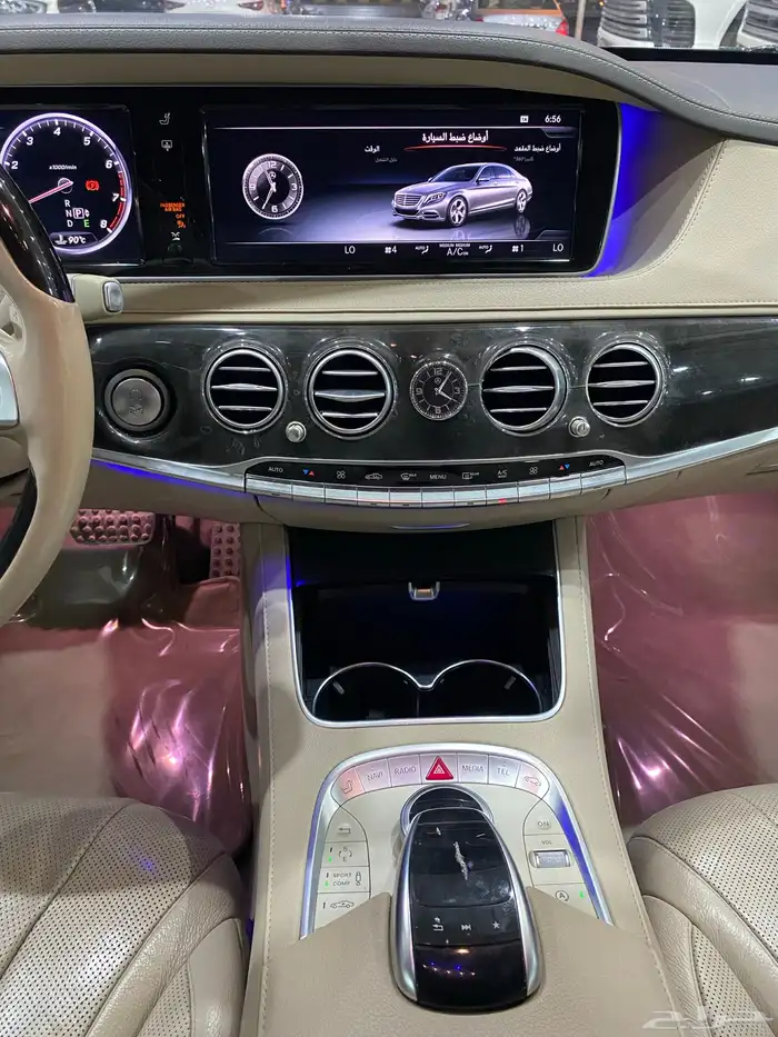 ميرسيدس S400 المديل 2017 العدد 210 الف 12