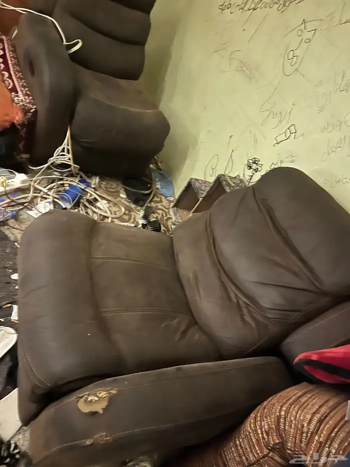 كنب نضيف ثلاث قطع ثنتين تنفتح 1