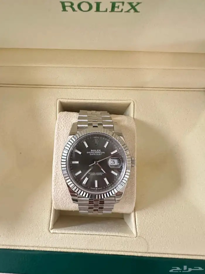 ساعة رولكس رصاصي ديت جست Datejust Rolex 5