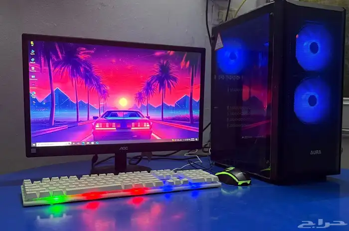بكامل أغراضه PC مع طابعة هدية 1