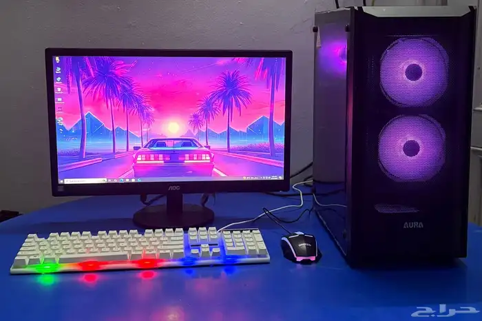 بكامل أغراضه PC مع طابعة هدية 0