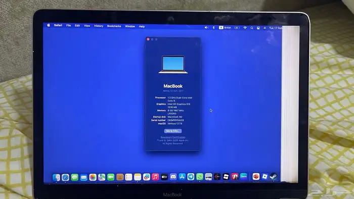 MacBook 12 إنش 2017   يحتاج تغيير شاشة فقط 2