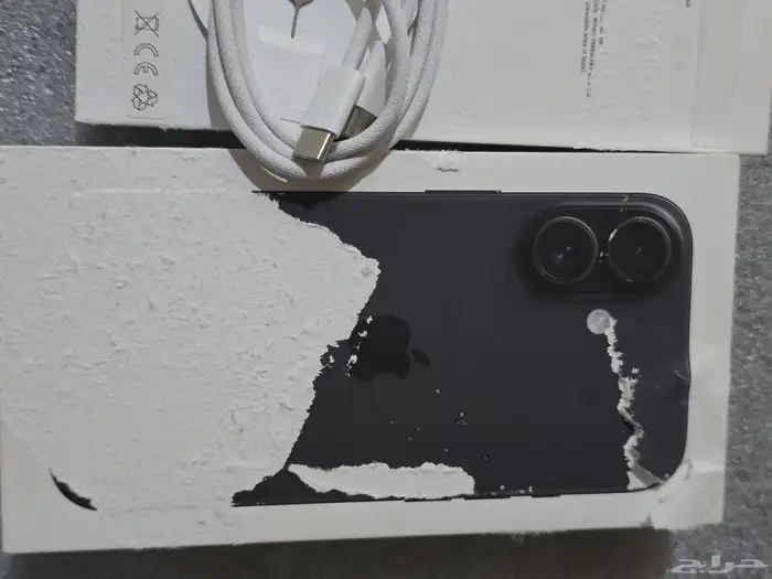 للبيع جوال iPhone 16 اخو الجديد  سعة 128GB   لون أسون 1