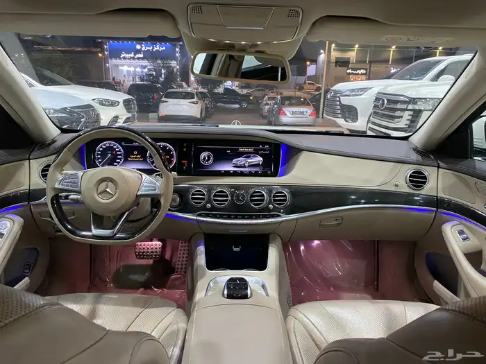 ميرسيدس S400 المديل 2017 العدد 210 الف 11