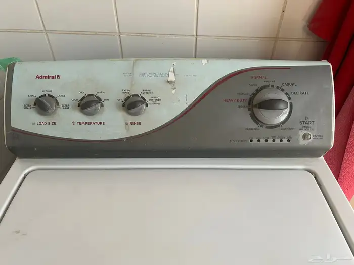 للبيع غساله ونشافه أدميرال صناعه أمريكية 100 4