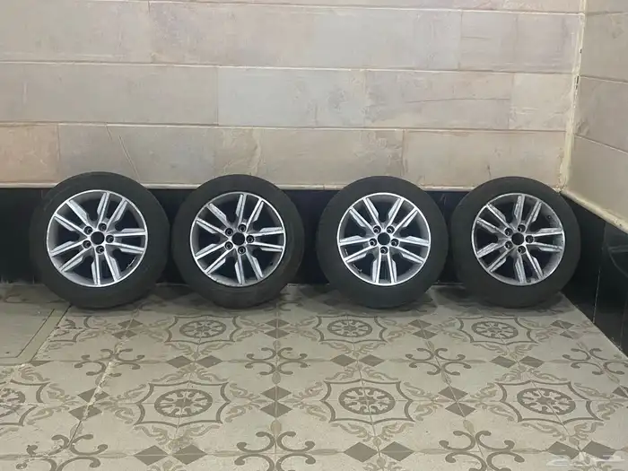 طقم جنوط كامري مع الكفرات 0